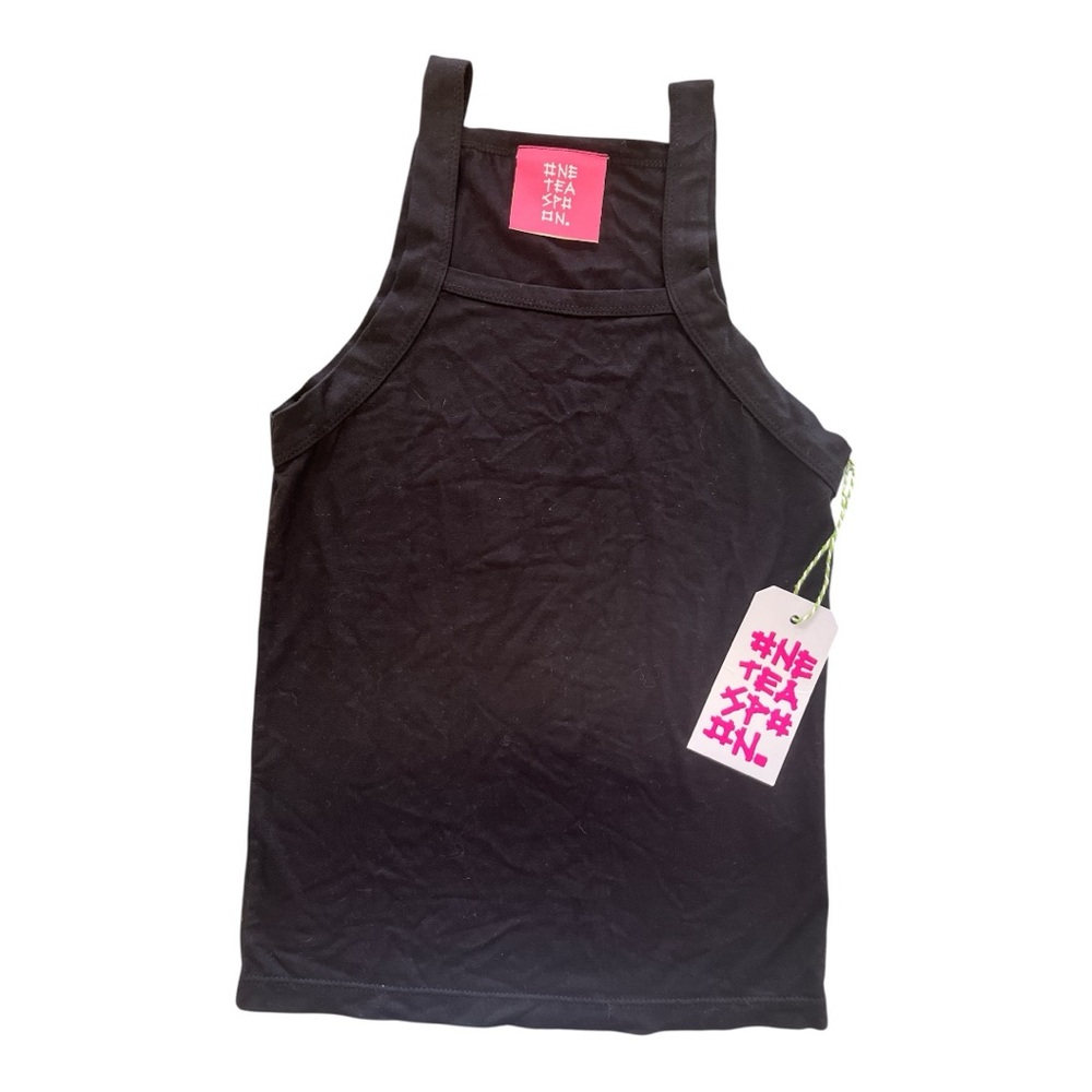 NWT One Teaspoon Black Tank Top Size XS Black